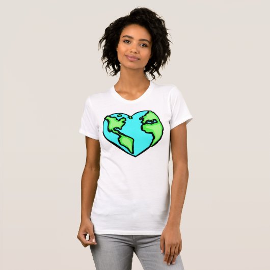 Heart Earth T-shirt (Voorkant volledig)