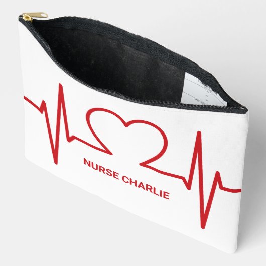 Heart EKG, douanenaam & beroep Etui (Open)