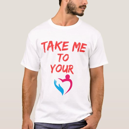 Heart Embrace-T-shirt T-shirt (Voorkant)