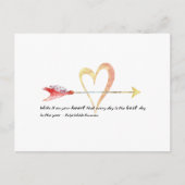 Heart Emerson Quote Briefkaart (Voorkant)