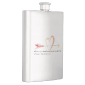 Heart Emerson Quote Heupfles (Rechts)