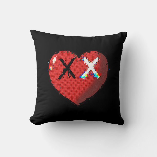 Heart emoji pillow kussen (Voorkant)