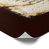 Heart en bloedvaten daarvan, Sepia Canvas Poster (Hoek)