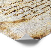 Heart en bloedvaten daarvan, Sepia Poster (Hoek)