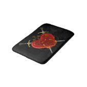 Heart en Daggers Bath Mat (Gekanteld)