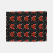 Heart en Daggers Fleece Blanket (Voorkant (Horizontaal))