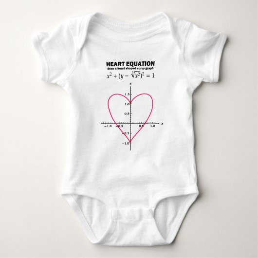 heart equation: mathematics romper (Voorkant)