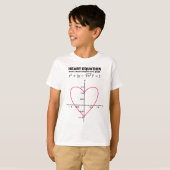 heart equation: mathematics t-shirt (Voorkant volledig)
