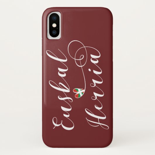 Heart Euskal Herria Mobile Phone Case (Achterkant)