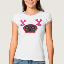 Heart Eyed Cute Skull T-shirt