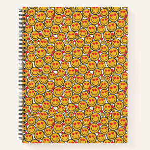 Heart-Eyed Hijinks: Emoji Love Bomb Notitieboek