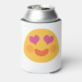 Heart Eyes Emoji Blikjeskoeler (Blikje Achterkant)