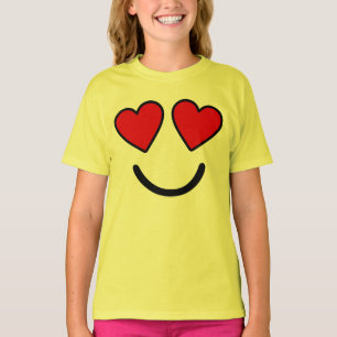 Heart Eyes Emoji Instant Halloween Costume T-Shirt