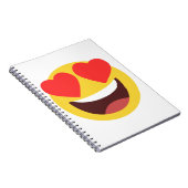 Heart Eyes Emoji Notitieboek (Rechterzijde)