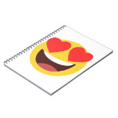 Heart Eyes Emoji Notitieboek (Linkerzijde)
