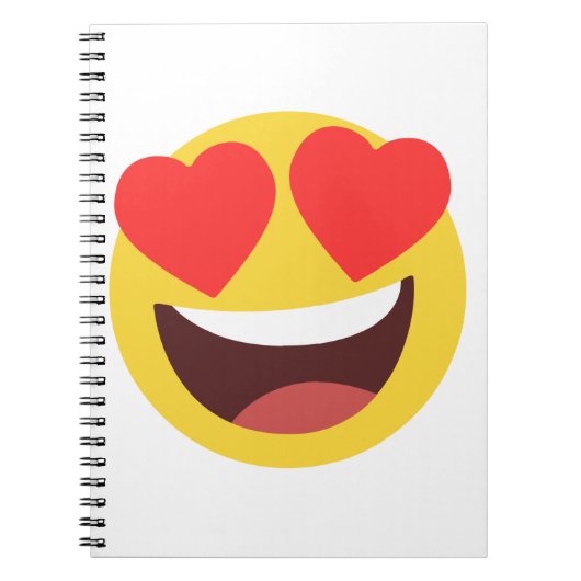 Heart Eyes Emoji Notitieboek (Voorkant)