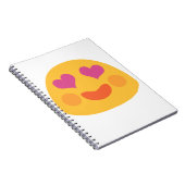 Heart Eyes Emoji Notitieboek (Rechterzijde)