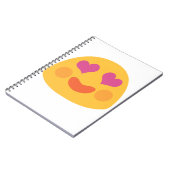 Heart Eyes Emoji Notitieboek (Linkerzijde)