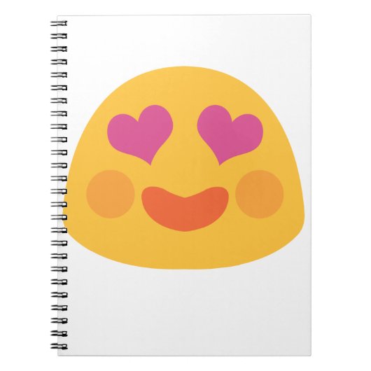 Heart Eyes Emoji Notitieboek (Voorkant)