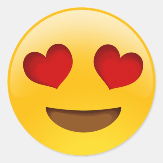 Heart Eyes Emoji stickers (Voorkant)