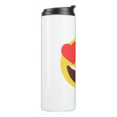 Heart Eyes Emoji Thermosbeker (Gedraaid links)