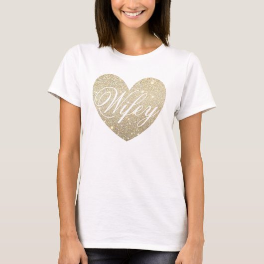 Heart Fab Wifey T-Shirt (Voorkant)