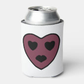Heart Face Pout Blikjeskoeler (Blikje Voorkant)
