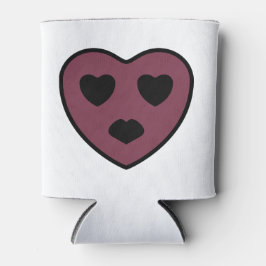 Heart Face Pout Blikjeskoeler