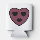 Heart Face Pout Blikjeskoeler (Achterkant)