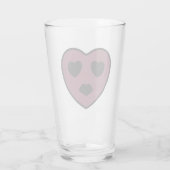 Heart Face Pout Glas (Achterkant)