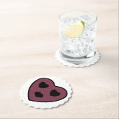 Heart Face Pout Kartonnen Onderzetters (Insitu)
