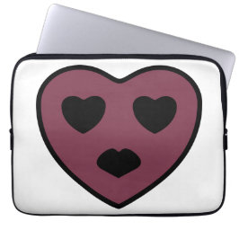 Heart Face Pout Laptop Sleeve