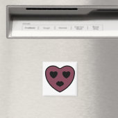 Heart Face Pout Magneet (Insitu (Vaatwasser))