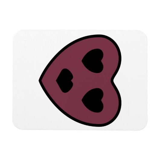 Heart Face Pout Magneet (Horizontaal)