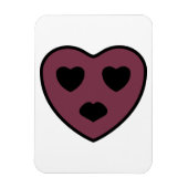 Heart Face Pout Magneet (Verticaal)