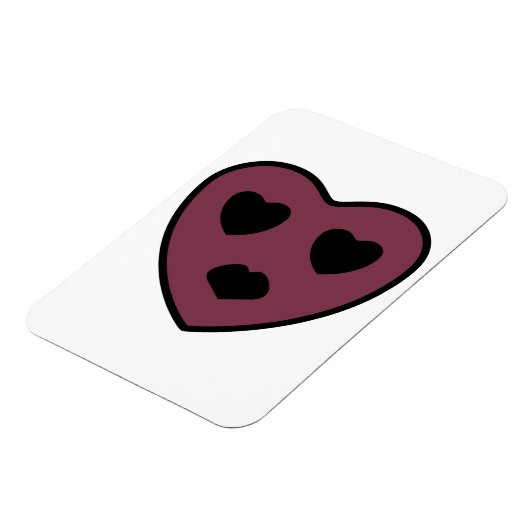 Heart Face Pout Magneet (Linkerzijde)