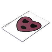 Heart Face Pout Notitieboek (Linkerzijde)