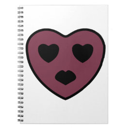 Heart Face Pout Notitieboek