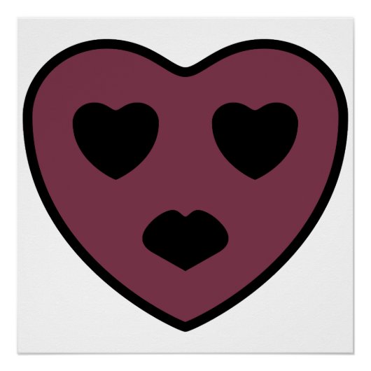 Heart Face Pout Perfect Poster (Voorkant)