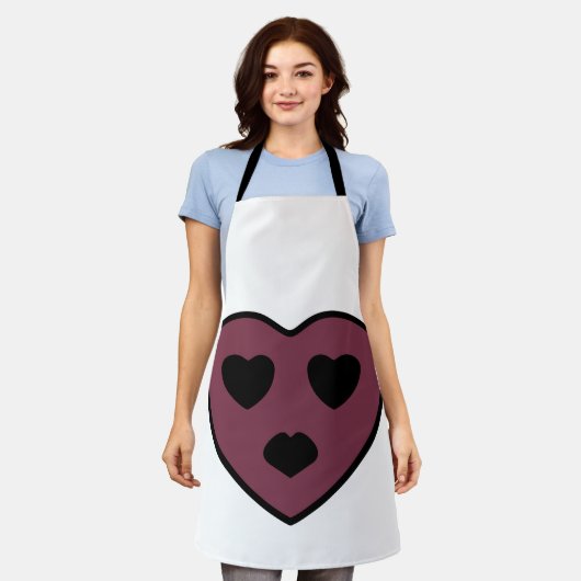 Heart Face Pout Schort (Gedragen)