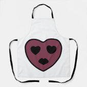 Heart Face Pout Schort (Voorkant)