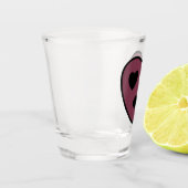 Heart Face Pout Shot Glas (Links)