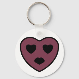 Heart Face Pout Sleutelhanger