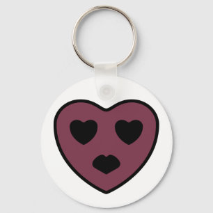 Heart Face Pout Sleutelhanger
