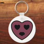 Heart Face Pout Sleutelhanger (Achterkant)