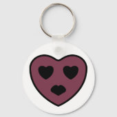 Heart Face Pout Sleutelhanger (Achterkant)