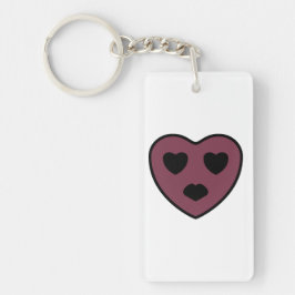 Heart Face Pout Sleutelhanger
