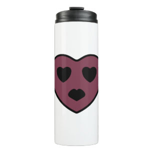 Heart Face Pout Thermosbeker