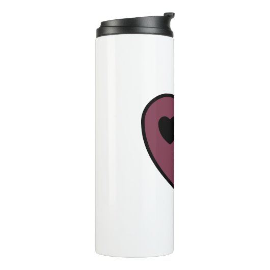 Heart Face Pout Thermosbeker (Gedraaid links)