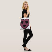 Heart Face Pout Tote Bag (Op model)